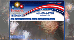 Desktop Screenshot of fireworksamerica.com